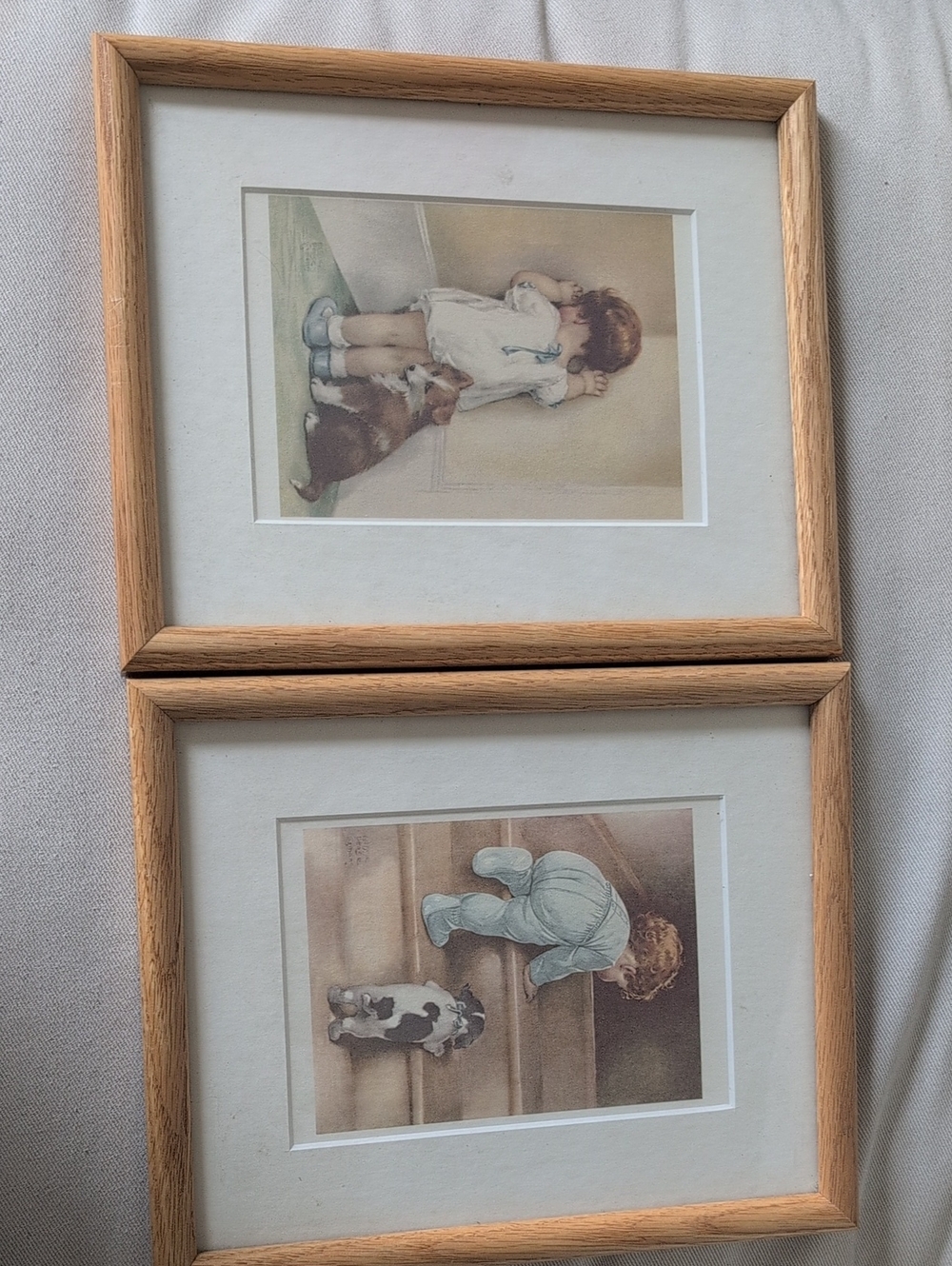 Vintage Bessie Pease Gutmann Art Prints - Set of 2